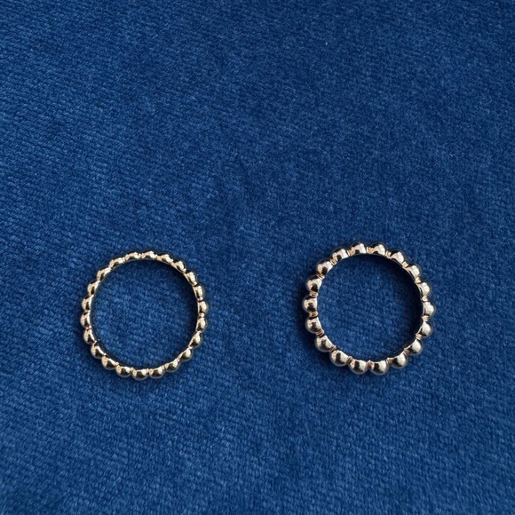 Mejuri Metallic Sphere 925 Sterling Silver -18k Gold Vermeil Ring - Picture 3 of 4